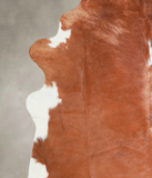 Brown and White Regular Cowhide Rug #A28888HUDSN