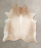 Beige Cowhide Rug #A34177HUDSN