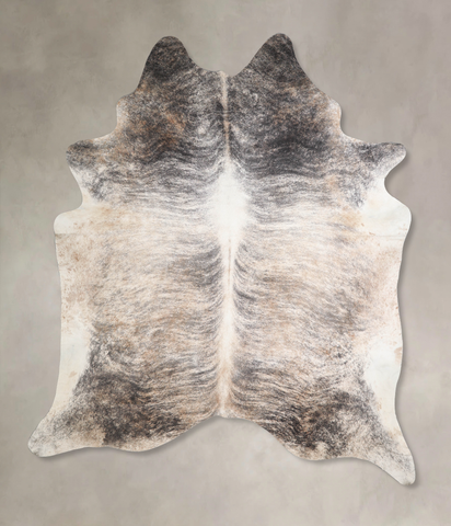 Grey Brindle Cowhide Rug #A34334HUDSN