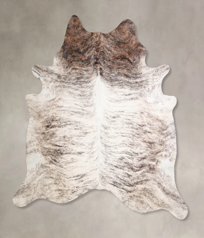 Grey Brindle Cowhide Rug #A34494HUDSN