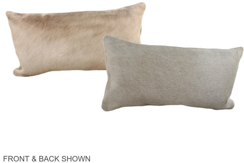 Champagne Cowhide Pillow #A38169