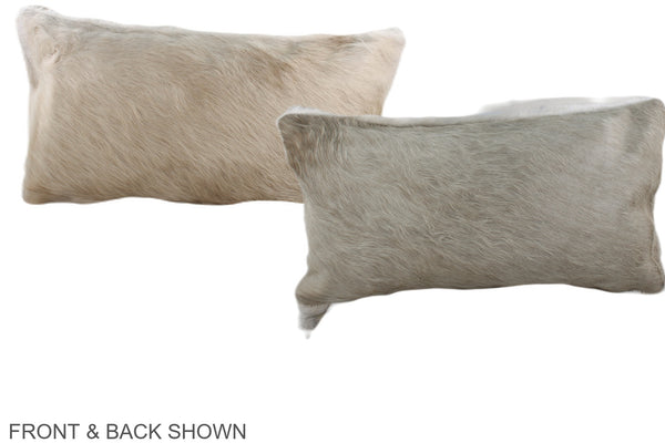 Champagne Cowhide Pillow #A38291