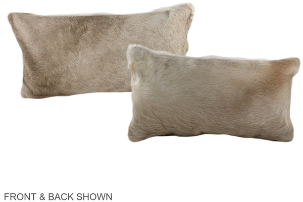 Champagne Cowhide Pillow #A38351