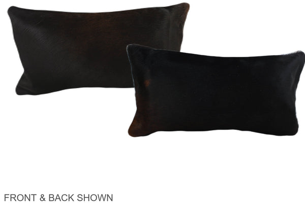 Chocolate Cowhide Pillow #A38741