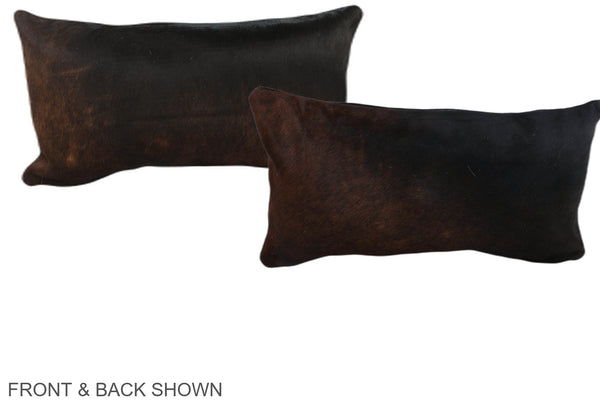 Chocolate Cowhide Pillow #A38746