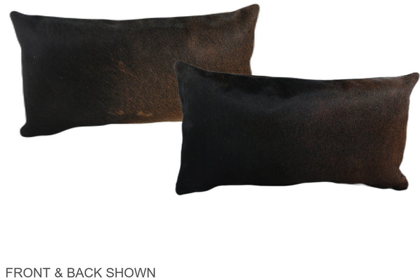 Chocolate Cowhide Pillow #A38809