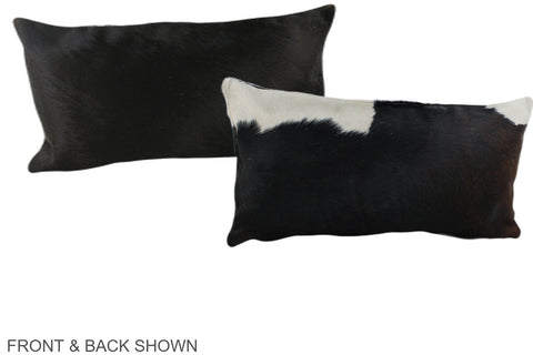 Black and White Cowhide Pillow #A38811