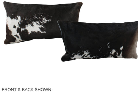 Black and White Cowhide Pillow #A38818