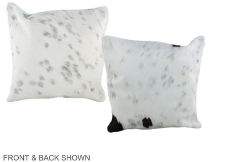 Black and White Cowhide Pillow #A38848