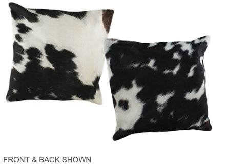 Black and White Cowhide Pillow #A38853