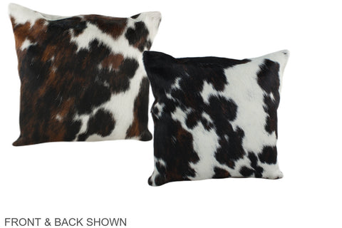 Tricolor Cowhide Pillow #A38854