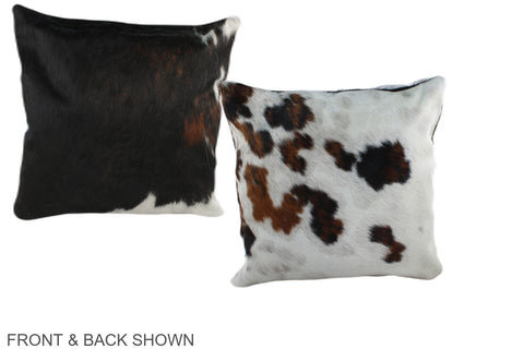 Tricolor Cowhide Pillow #A38858