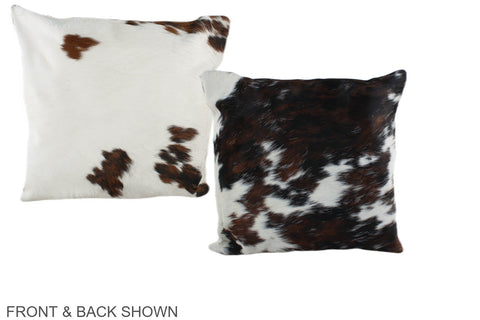 Tricolor Cowhide Pillow #A38859