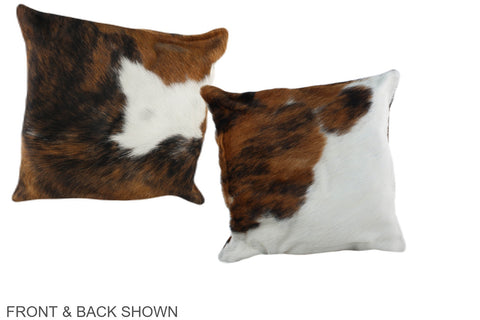 Tricolor Cowhide Pillow #A38860