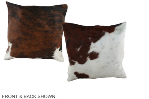 Tricolor Cowhide Pillow #A38861