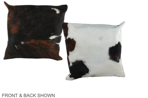 Tricolor Cowhide Pillow #A38863