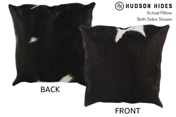 Black and White Cowhide Pillow #10768