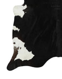 Black and White Cowhide Rug #13704
