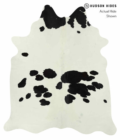 Black and White Cowhide Rug #14650