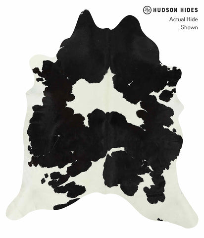 Black and White Cowhide Rug #15031