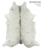 Salt and Pepper Brown Cowhide Rug #17219