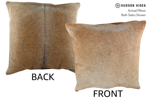 Taupe Cowhide Pillow #18613
