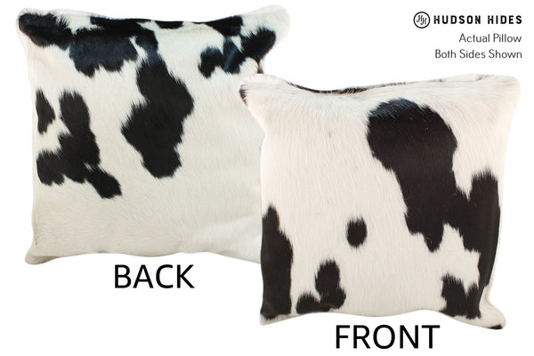 Black and White Cowhide Pillow #18626
