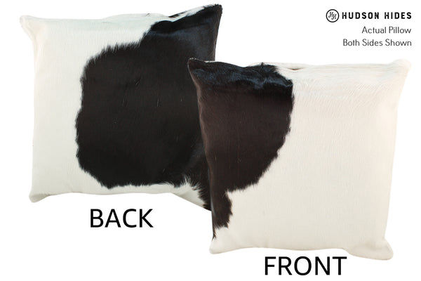 Black and White Cowhide Pillow #18691