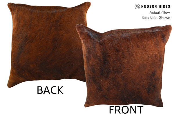 Medium Brindle Cowhide Pillow #18964