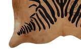 Ebony Zebra Cowhide Rug #7874
